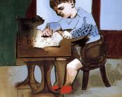 画画的保罗 - 巴勃罗·毕加索